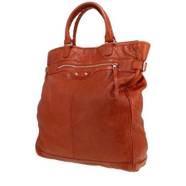 Bolso de mano Balenciaga  City en cuero marrón