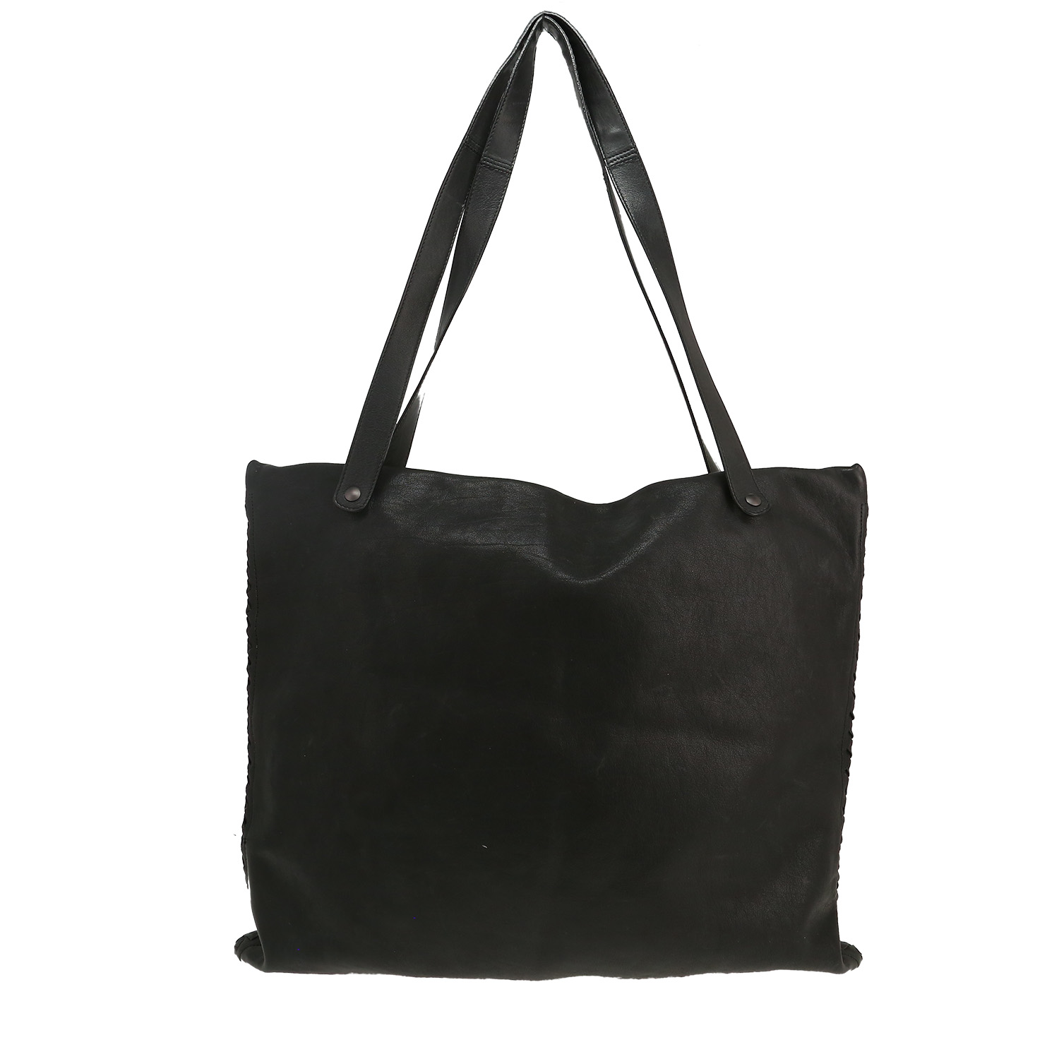 Bolso de mano Bottega Veneta   en cuero negro - Detail D4