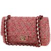 Bolso de mano Chanel  Timeless en tweed rojo y blanco - 00pp thumbnail