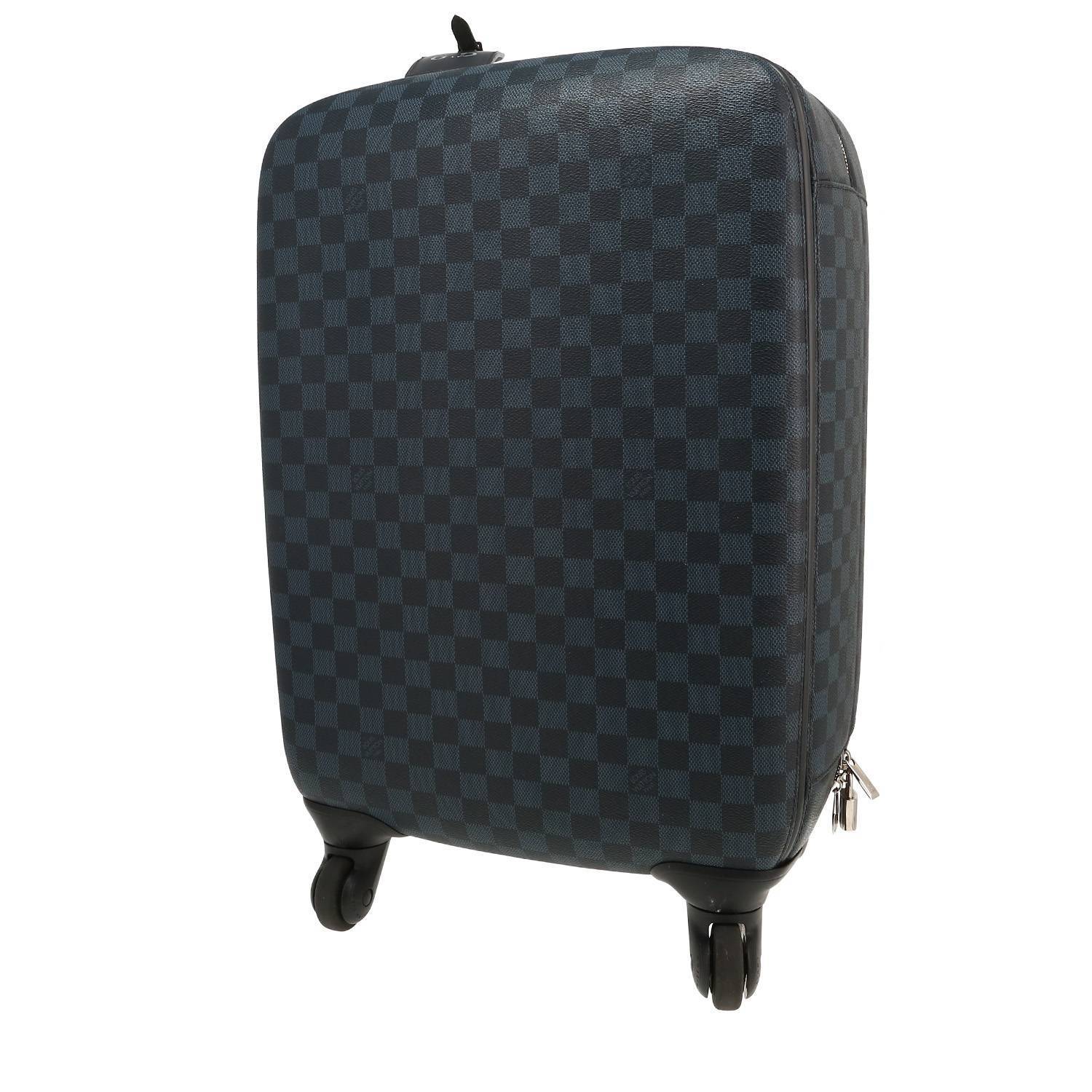 Valise Louis Vuitton Zephyr Damier Bleu 2014 occasion Valise Louis Vuitton Zephyr Damier Bleu 2014 occasion