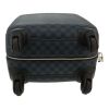 Louis Vuitton   rigid suitcase  in blue Cobalt damier canvas - Detail D1 thumbnail