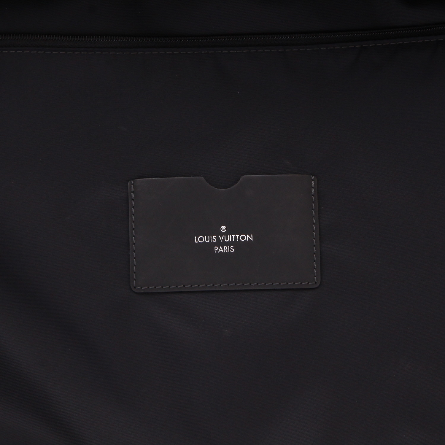 Louis Vuitton   rigid suitcase  in blue Cobalt damier canvas - Detail D2