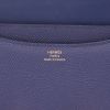 Hermès  Constance shoulder bag  in navy blue epsom leather - Detail D2 thumbnail