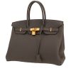 Bolso de mano Hermès  Birkin 35 cm en cuero togo gris estaño - 00pp thumbnail