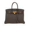 Sac à main Hermès  Birkin 35 cm en cuir togo gris étain - 360 thumbnail