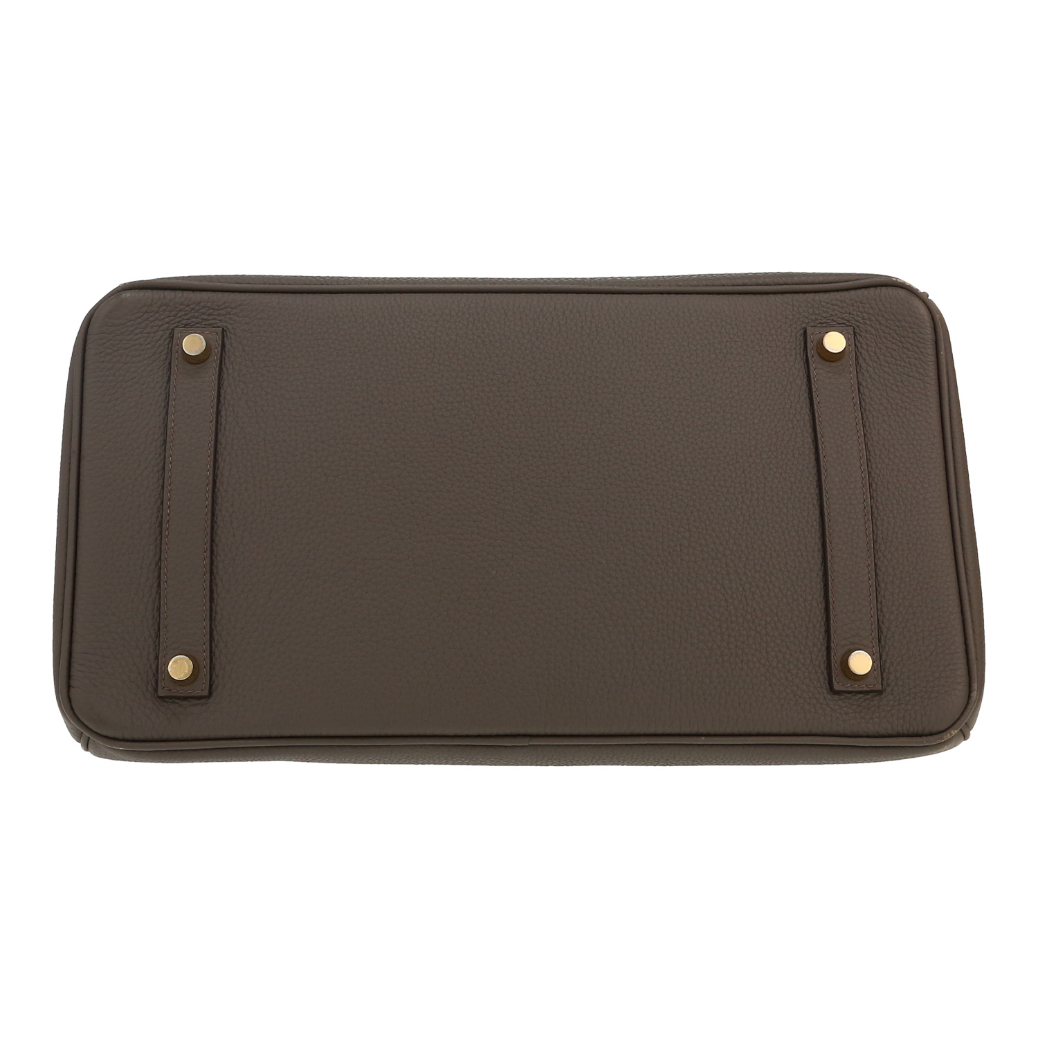 Hermès  Birkin 35 cm handbag  in grey togo leather - Detail D1