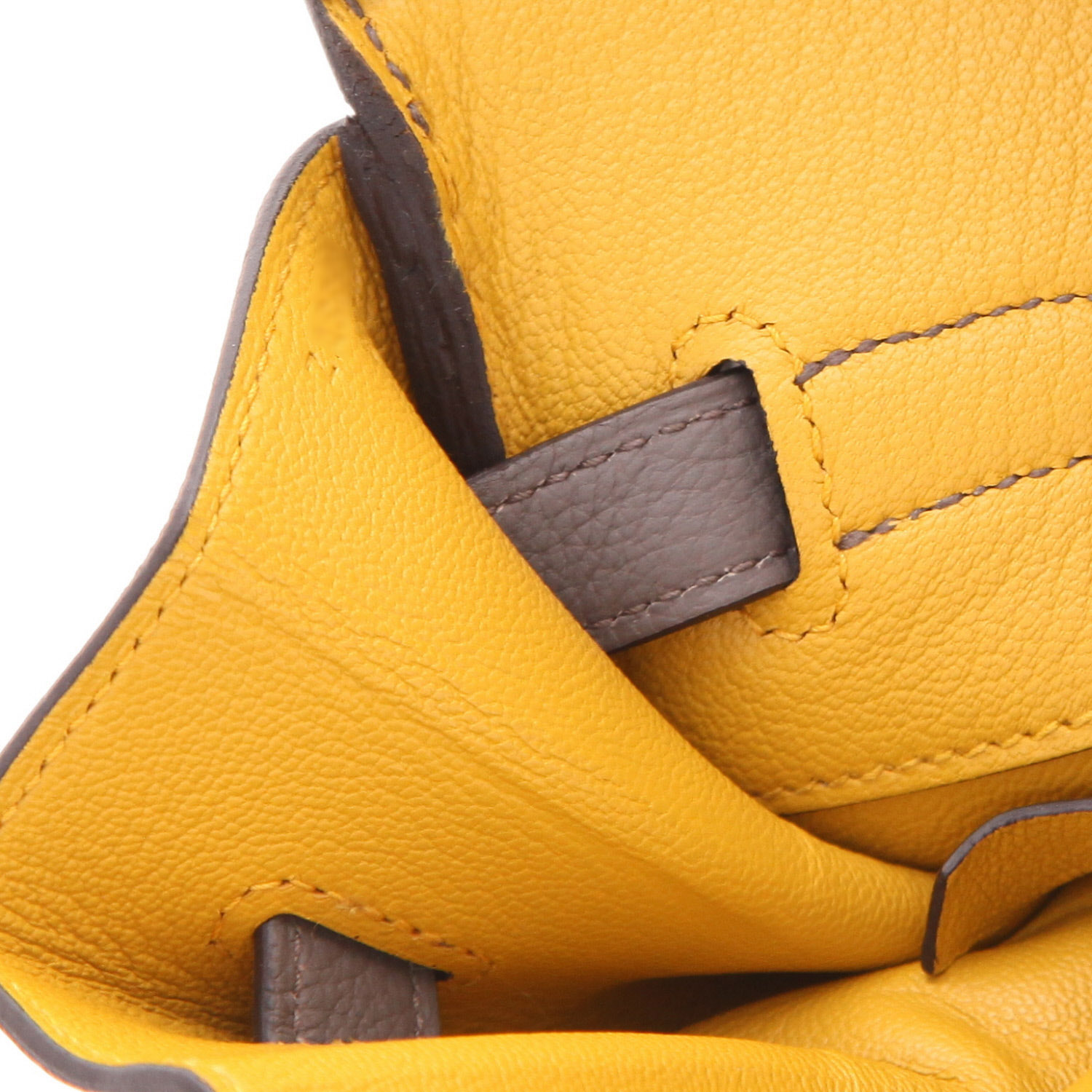 Borsa Hermès  Birkin 35 cm in pelle togo grigia stagna - Detail D3