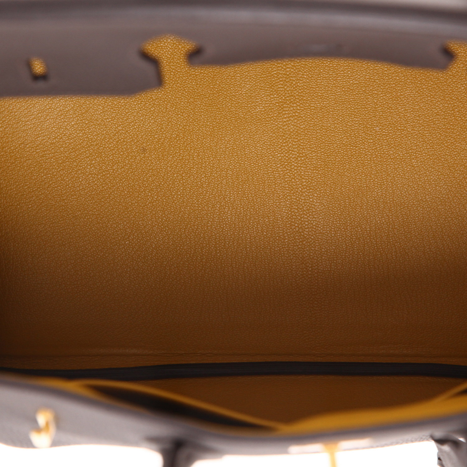 Hermès  Birkin 35 cm handbag  in grey togo leather - Detail D4