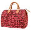 Borsa Louis Vuitton  Speedy Editions Limitées in tela monogram marrone e pelle naturale - 00pp thumbnail