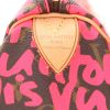 Louis Vuitton  Speedy Editions Limitées handbag  in brown monogram canvas  and natural leather - Detail D2 thumbnail