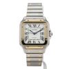 Montre Cartier Santos moyen modèle  en or et acier Ref: Cartier - 4075  Vers 2022 - 360 thumbnail
