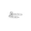 Cartier Juste un clou ring in white gold and diamonds - 00pp thumbnail