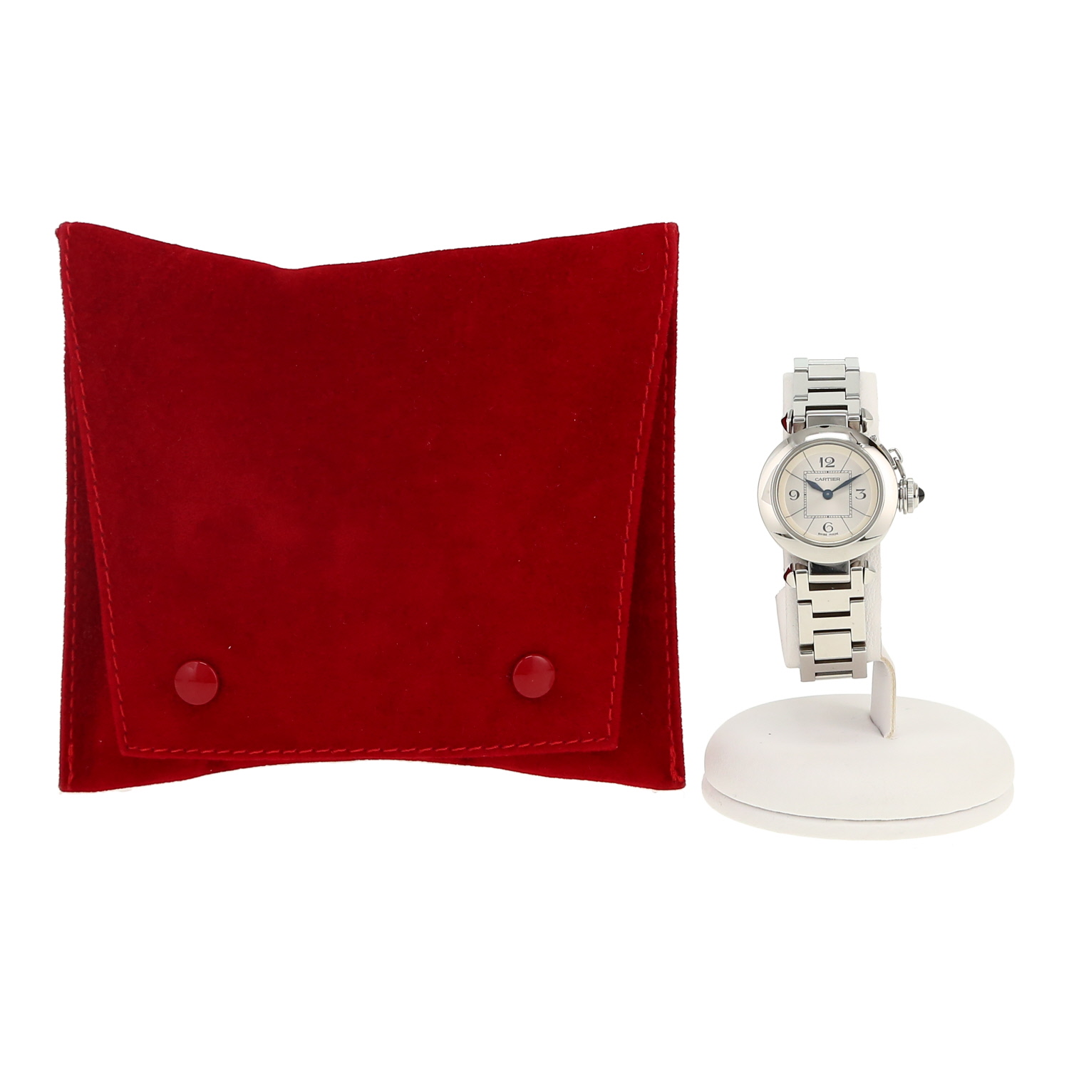 Montre Cartier Miss Pasha en acier Ref: Cartier - 2973  Vers 2010