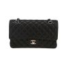 Chanel  Timeless Classic handbag  in black quilted grained leather - 360 thumbnail