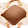 Borsa Louis Vuitton  Speedy 30 in tela a scacchi azzurro e pelle naturale - Detail D3 thumbnail