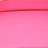 Bottega Veneta  Cassette shoulder bag  in pink intrecciato leather - Detail D3 thumbnail