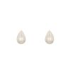 Paire de boucles d'oreilles Tasaki  en or blanc et perles de Mabe - 00pp thumbnail