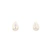 Paire de boucles d'oreilles Tasaki  en or blanc et perles de Mabe - 360 thumbnail