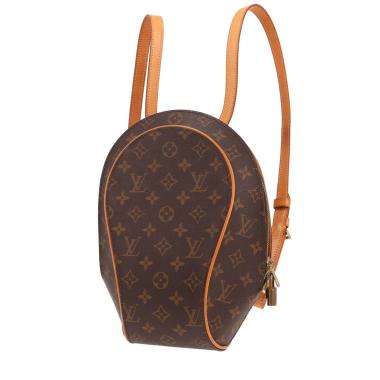 Louis Vuitton Ellipse rucksack in brown Monogram canvas and natural leather