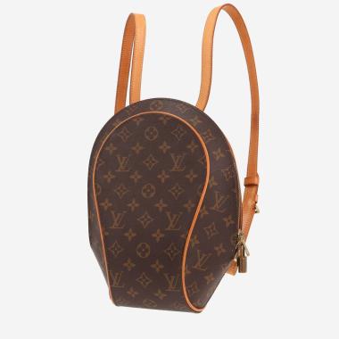 Sac à dos Louis Vuitton  Ellipse en toile monogram marron et cuir naturel