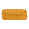 Bottega Veneta   handbag/clutch  in yellow intrecciato leather - Detail D1 thumbnail