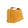 Bottega Veneta   handbag/clutch  in yellow intrecciato leather - Detail D8 thumbnail