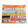 Hermès  Cas du Sac handbag  in off-white synthetic fabric  and multicolor silk - Detail D1 thumbnail