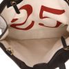 Bolso de mano Gucci   en lona monogram beige y cuero negro - Detail D3 thumbnail