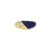 Van Cleef & Arpels   1970's ring in yellow gold, lapis-lazuli and diamonds - 360 thumbnail