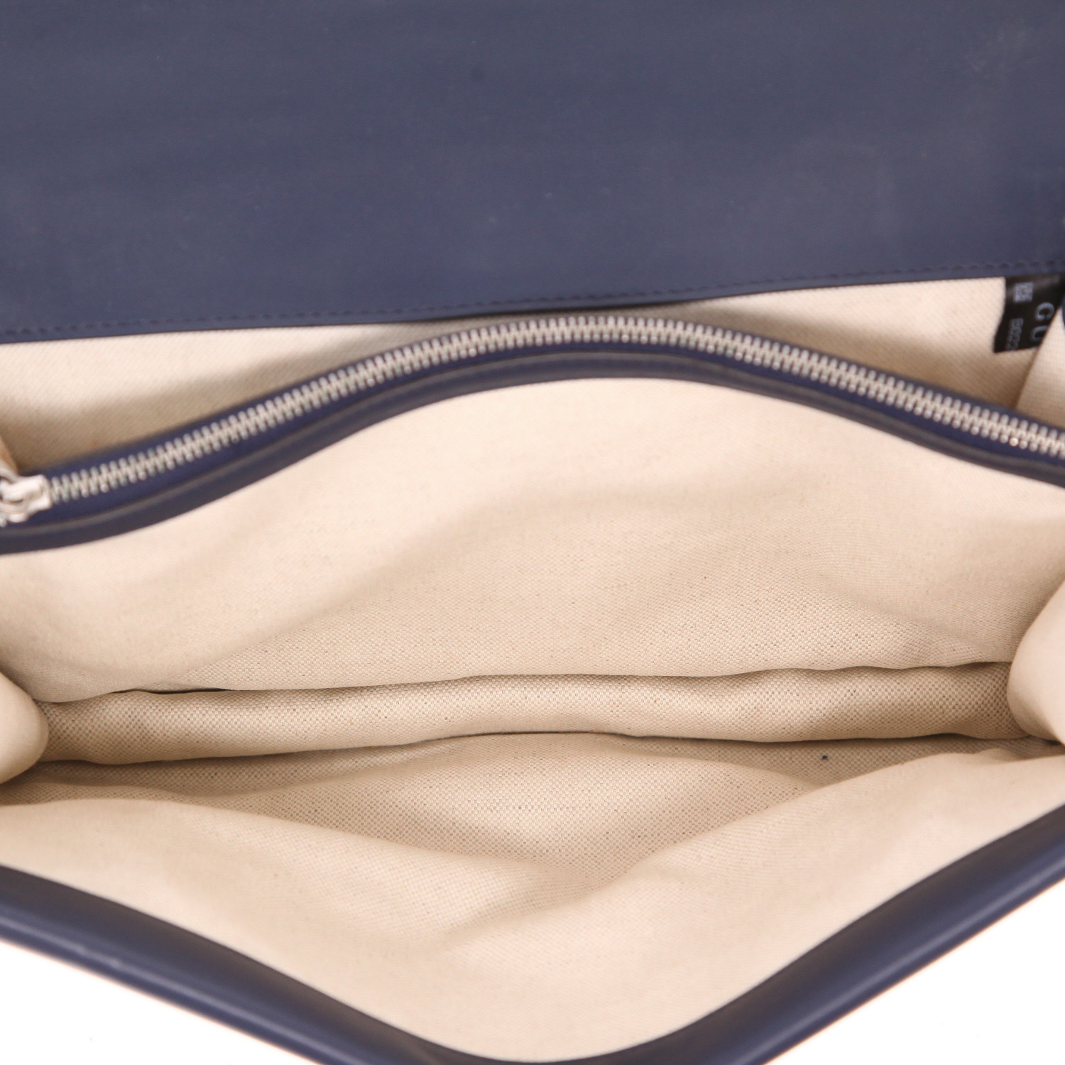 Bolso de mano Gucci  Dionysus en cuero blanco azul y rojo - Detail D3