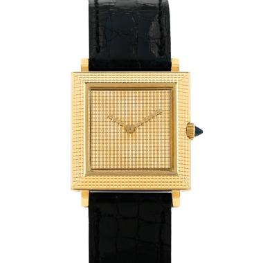 Reloj Boucheron Carrée de oro amarillo Ref: Carrée  Circa 1980