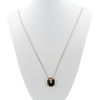 Cartier Amulette necklace in pink gold, onyx and diamond - 360 thumbnail