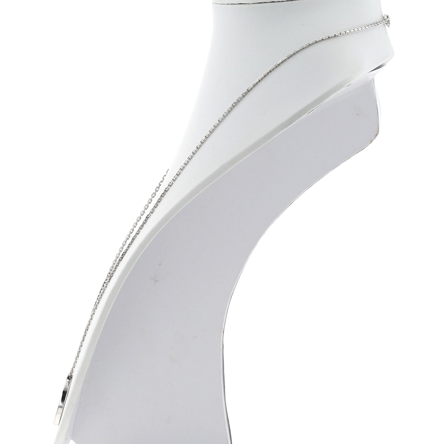 Collar Cartier Love de oro blanco y diamantes - Detail D3