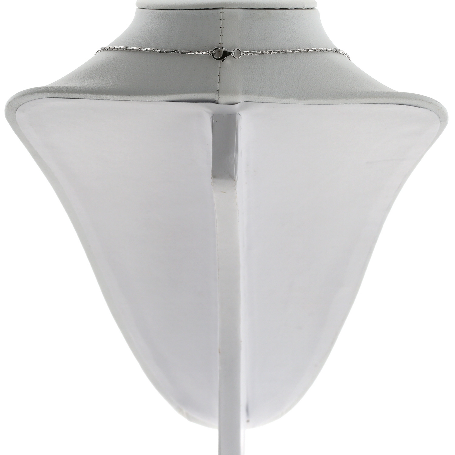 Collar Cartier Love de oro blanco y diamantes - Detail D4