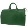 Bolso de mano Louis Vuitton  Speedy 35 en cuero Epi verde - 00pp thumbnail