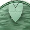 Bolso de mano Louis Vuitton  Speedy 35 en cuero Epi verde - Detail D2 thumbnail