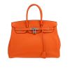 Bolso de mano Hermès  Birkin 35 cm en cuero togo naranja - 360 thumbnail