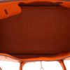 Hermès  Birkin 35 cm handbag  in orange togo leather - Detail D4 thumbnail