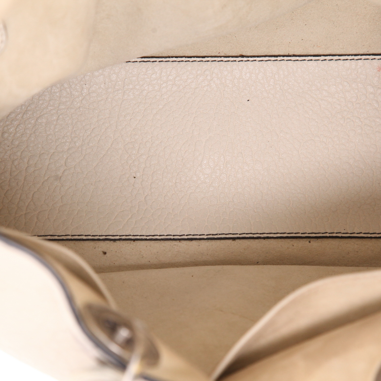 Bolso de mano Dior  Diorissimo en cuero de búfalo blanco - Detail D3