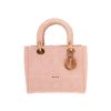 Sac à main Dior  Lady D- Lite en toile cannage rose - 360 thumbnail