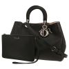 Dior  Diorissimo shopping bag  in black leather - 00pp thumbnail