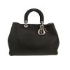 Dior  Diorissimo shopping bag  in black leather - 360 thumbnail