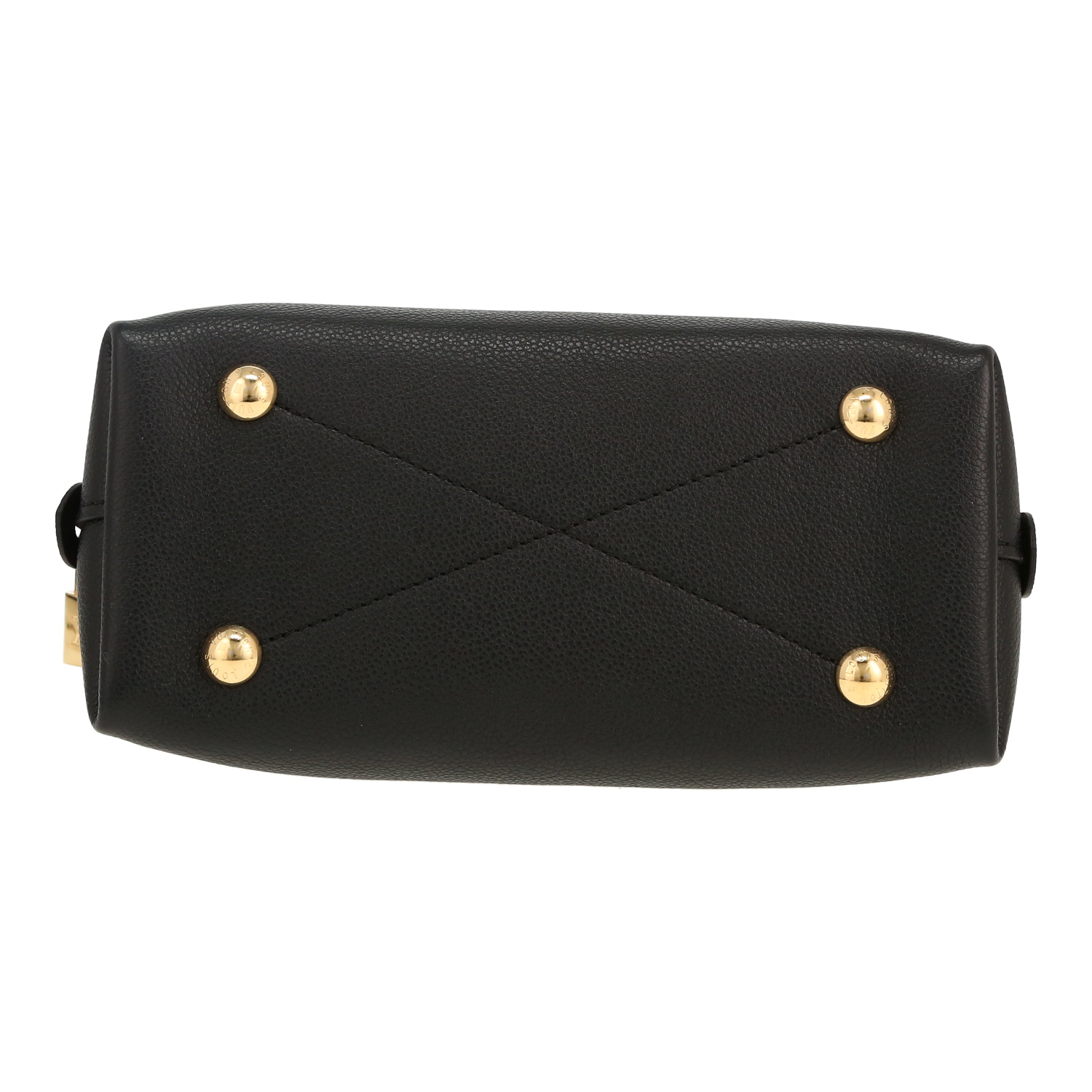 Bolso bandolera Louis Vuitton  Néo Alma BB en cuero monogram huella negro - Detail D1