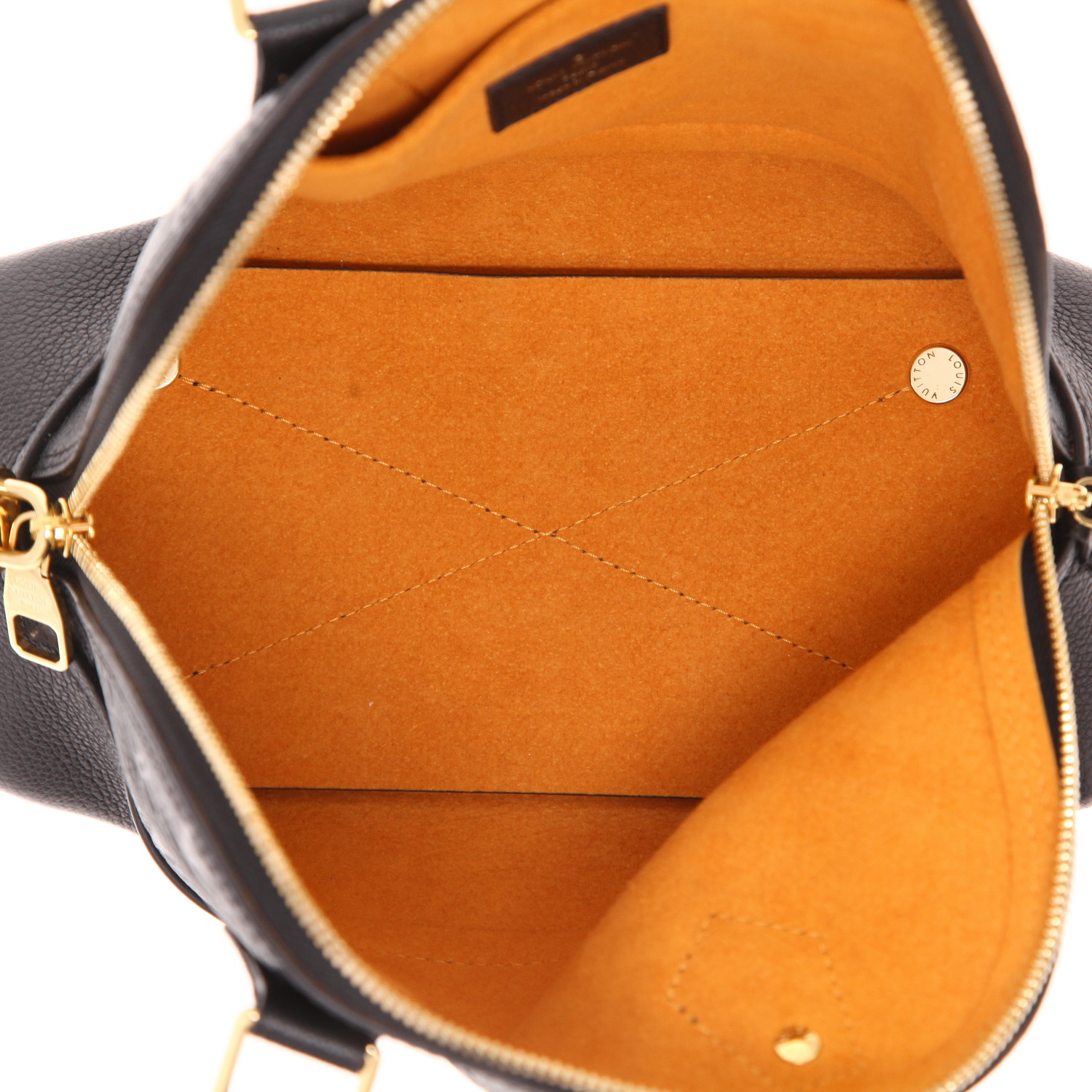 Bolso bandolera Louis Vuitton  Néo Alma BB en cuero monogram huella negro - Detail D3