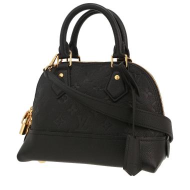 Borsa a tracolla Louis Vuitton  Néo Alma BB in pelle Monogram con motivo a impronta, nera