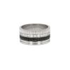 Boucheron Quatre Black Edition large model ring in white gold, diamonds and PVD - 00pp thumbnail