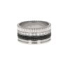 Bague Boucheron Quatre Black Edition grand modèle en or blanc, diamants et PVD noir - 360 thumbnail