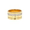 Anello Boucheron Quatre Radiant Edition in oro giallo, oro bianco e diamanti - 360 thumbnail