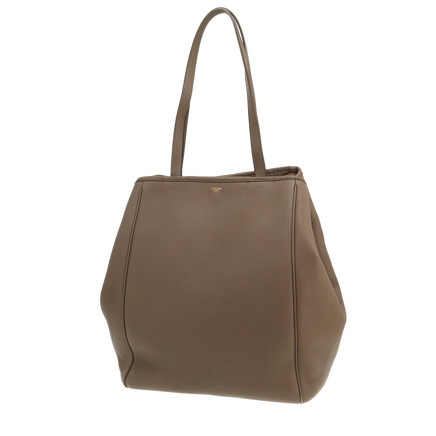 Shopping bag Celine   in pelle color talpa - 00pp