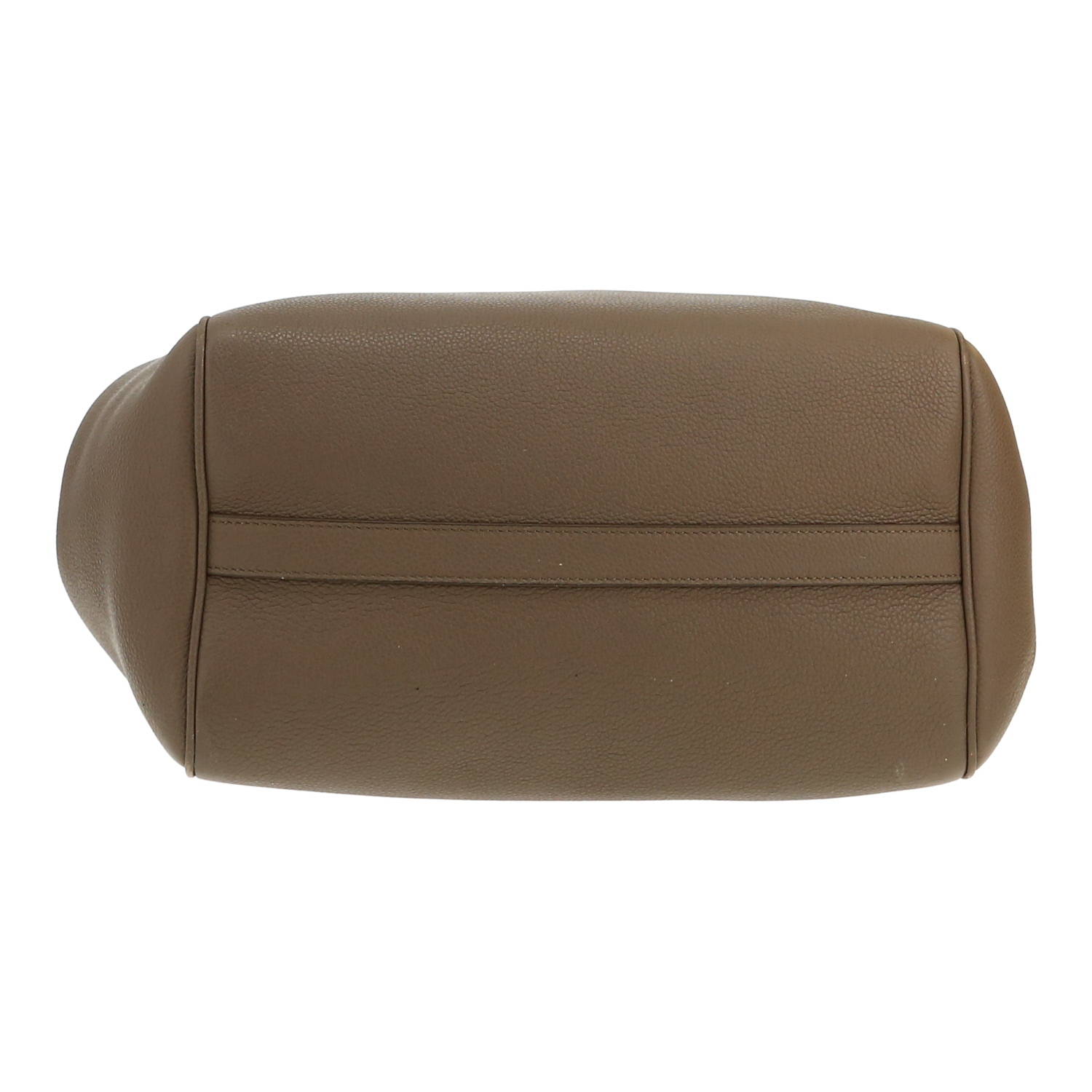 Celine shopping bag in taupe leather - Detail D1